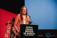 Carmen Conesa destaca "las sinergias entre empresa y deporte generadoras de desarrollo y empleo" en la inauguración del Costa Cálida Sport Business