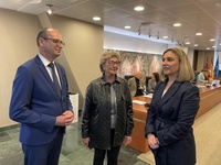 Los consejeros Conchita Ruiz y Víctor Marín participaron en la Comisión Especial de Estudio de Lucha contra la Pobreza y la Exclusión Social de la...
