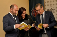 Un momento de la presentación del Barómetro de la Empresa Familiar elaborado por la Cátedra de Empresa Familiar Mare Nostrum UMU-UPCT