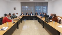 Reunión de la Mesa de Ordenación Ganadera celebrada en la Consejería de Agua, Agricultura, Ganadería y Pesca.