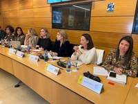 La consejera de Política Social, Familias e Igualdad, Conchita Ruiz, durante la Conferencia Sectorial de Infancia y Adolescencia
