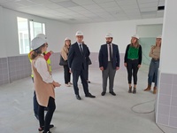 Visita a las obras del CEIP Juan Carlos I de La Unión
