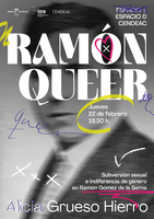 Imagen de la conferencia 'Ramón queer'