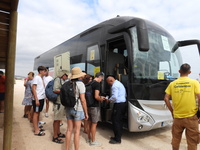 Autobús parta acceder al Parque Regional de Calblanque que saldrá desde Los Belones y tendrá parada en el aparcamiento disuasorio.