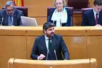 López Miras interviene en la Comisión General de las Comunidades Autónomas del Senado convocada para debatir la amnistía