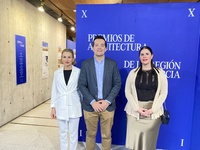 Pancorbo participa en la inauguración de la XXII Exposición de los Premios de Arquitectura de la Región de Murcia y destaca el complejo bodeguero premiado, de Bodegas Viña Elena