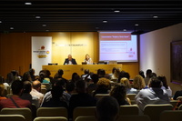 La directora general del SEF, Marisa López Aragón, durante la ponencia 'Empleo y Tercer Sector'.