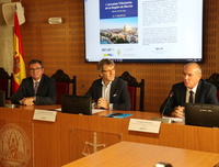 El consejero de Economía, Hacienda y Empresa, Luis Alberto Marín, durante la inauguración de la Jornada Tributaria organizada por la Asociación Española...