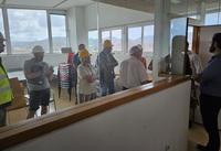 El director general de Universidades e Investigación comprueba que "las obras de adecuación para albergar los estudios de Enfermería en Cartagena avanzan a buen ritmo y estarán terminadas para el comienzo del curso"
