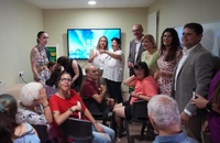 La consejera de Política Social, Familias e Igualdad, Conchita Ruiz, durante la inauguración del nuevo centro de Atención Temprana en Villanueva del Segura