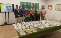 Entregada al Museo de Mula una colección de fósiles incautada por la Guardia Civil
