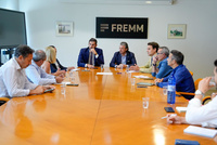 Reunión mantenida por el vicepresidente y consejero de Interior, Emergencias y Ordenación del Territorio, José Ángel Antelo, y representantes de ...