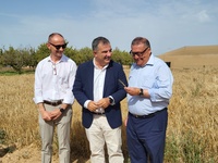 El consejero de Medio Ambiente visita la Estación Experimental Agroalimentaria Tomás Ferro