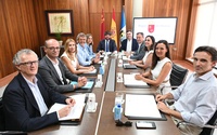 Reunión deliberante del Consejo de Gobierno de la Región de Murcia, celebrada hoy en San Pedro del Pinatar