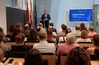 El consejero de Medio Ambiente, Universidades, Investigación y Mar Menor, Juan María Vázquez, inauguró la jornada 'Territorio Nacra', sobre la conservación...