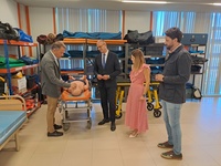 El consejero de Educación y Formación Profesional, Víctor Marín, visitó el CIFP de Lorca con motivo del inicio de curso en Formación Profesional