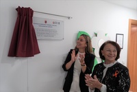 La consejera de Política Social, Familias e Igualdad, Conchita Ruiz, durante la inauguración de la nueva vivienda tutelada para personas con problemas...
