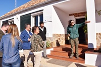 Los consejeros de Medio Ambiente de la Región de Murcia y de Andalucía visitan el Centro de Cría en Cautividad de Lince Ibérico 'La Olivilla', en...