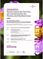 Cartel del Congreso de la Red Europea de Centros de Conservación de Plantas del Mediterráneo
