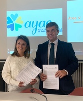 El acuerdo establece la colaboración entre el Servicio Murciano de Salud y la asociación para llevar a cabo actividades de voluntariado (imagen 1)