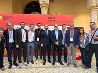 El director del Info, Joaquín Gómez, en los reconocimientos 'TOP101 Spain Up Nation 2024'