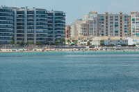 Vista de La Manga del Mar Menor. Imagen de Sergio González.