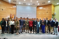 La consejera de Política Social, Conchita Ruiz, durante la firma del convenio de colaboración con la Federación de Municipios para la realización...