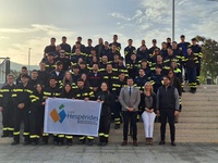 Alumnos de emergencias y protección civil del CIFP Hespérides se trasladan a Valencia para ayudar en las tareas de limpieza