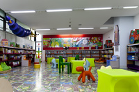 Espacio para actividades infantiles en la Biblioteca Regional.