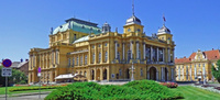 Fachada de la Facultad de Medicina de la Universidad de Zagreb, uno de los destinos elegidos por los jóvenes investigadores para sus estancias en...