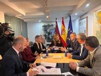 Reunión para presentar el 'Informe de dinamización'.