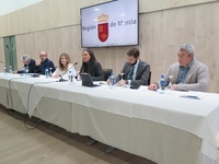 Intervención de la consejera Carmen Conesa en el inicio de la jornada de trabajo con la subdirectora general de Desarrollo y Sostenibilidad Turís...