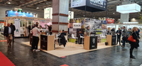 Stand de la Región de Murcia en la Feria Wine de París.