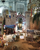 El belén de La Pava volvió a atraer a miles de visitantes al Conjunto Monumental de San Juan de Dios.