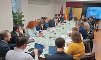 El consejero de Medio Ambiente, Universidades, Investigación y Mar Menor, Juan María Vázquez, durante la reunión del primer grupo de trabajo 'Más...