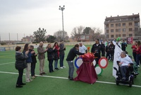 La consejera de Política Social, Familias e Igualdad, Conchita Ruiz, durante la inauguración de las I Olimpiadas Intercentros del IMAS