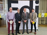 El consejero de Educación y Formación Profesional, Víctor Marín, inauguró la jornada Derivas 25