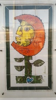 Uno de los murales cerámicos de Párraga que son objeto de protección.