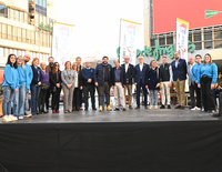 El presidente de Comunidad, Fernando López Miras, en el acto organizado por la Asociación de Familiares de Niños con Cáncer de la Región de Murcia...