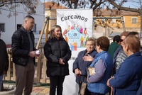 La consejera de Política Social, Conchita Ruiz, y el alcalde de Caravaca de la Cruz, José Francisco García, durante la presentación del programa ...
