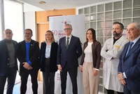 Los consejeros de Salud, Juan Jos&eacute; Pedre&ntilde;o, y de Pol&iacute;tica Social, Familias e Igualdad, Conchita Ruiz, participaron hoy en el acto por el D&iacute;a Mundial...