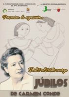 Cartel de la exposición dedicada a Carmen Conde.