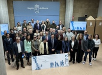 El consejero de Fomento e Infraestructuras, Jorge García Montoro, tras la constitución del Consejo Asesor Regional de Accesibilidad Universal