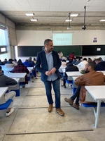 El director general de Movilidad y Transporte, José Antonio Verdú, asiste a la segunda convocatoria de las pruebas del CAP