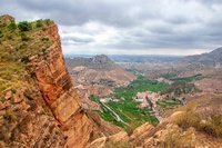 Vista del municipio de Ojós.