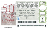 El 50 aniversario del hospital Virgen de la Arrixaca ilustra la lotería del 29 de marzo  
