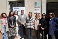 La consejera de Pol&iacute;tica Social, Conchita Ruiz, junto con el alcalde de Cieza, Tom&aacute;s Antonio Rubio, y la homenajeada, Paquita Moya del Ba&ntilde;o (1)