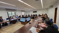 El consejero de Medio Ambiente, Universidades, Investigación y Mar Menor, Juan María Vázquez, junto con el alcalde de Lorca, Fulgencio Gil, durante...