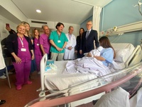 El consejero de Salud y el equipo director del Área III han visitado hoy la planta de Maternidad del hospital de Lorca donde comenzará la segunda...