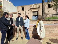 El director general de Patrimonio Cultural, Patricio Sánchez, y el alcalde de Alcantarilla, Joaquín Buendía, han visitado el convento de los Míni...